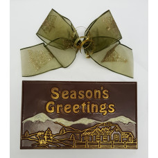 Season's Greetings Chocolate Bar